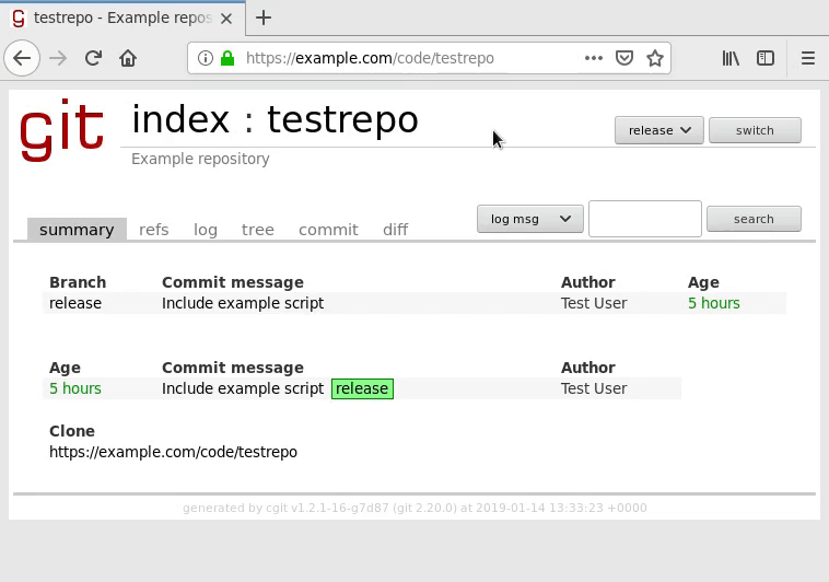 Ensuring the file appears with syntax highlighting